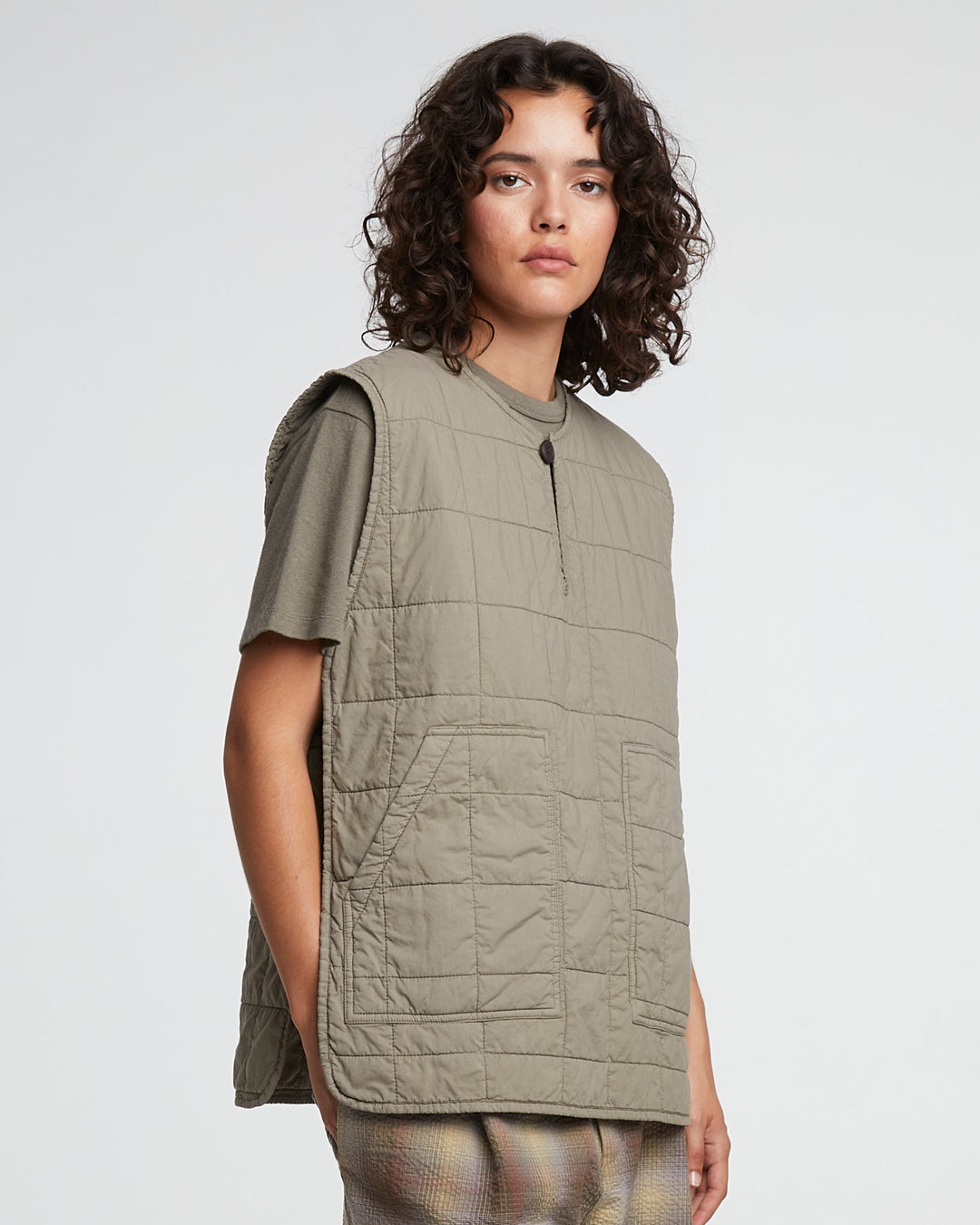 G.o.D Armor Vest Cotton Quilt Cobblestone