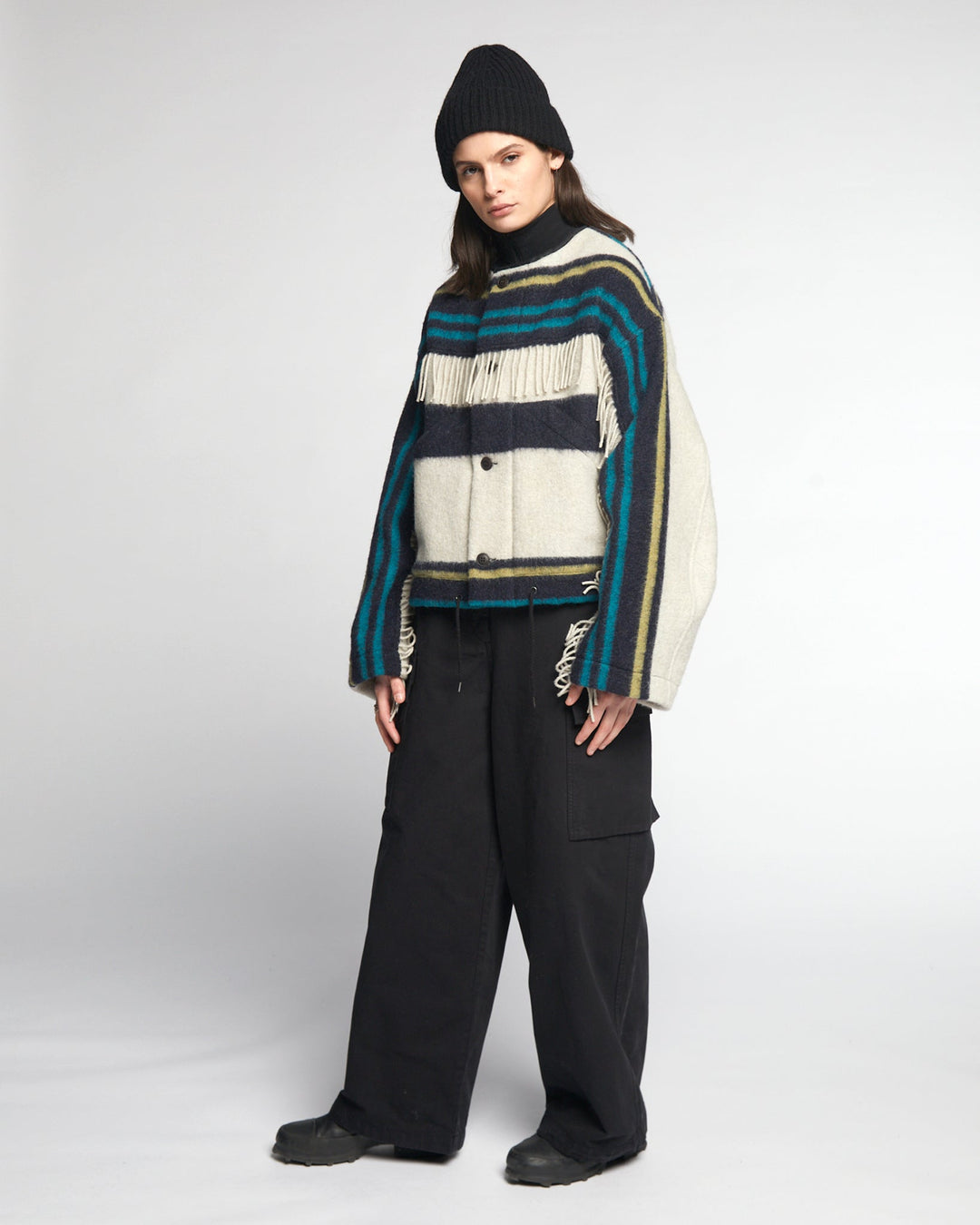 G.o.D Nuclear Jacket Blanket Wool Multi