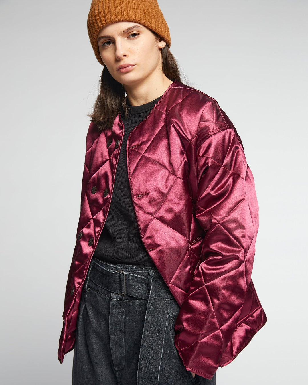 G.o.D Frostbite Diamond Quilt Wine