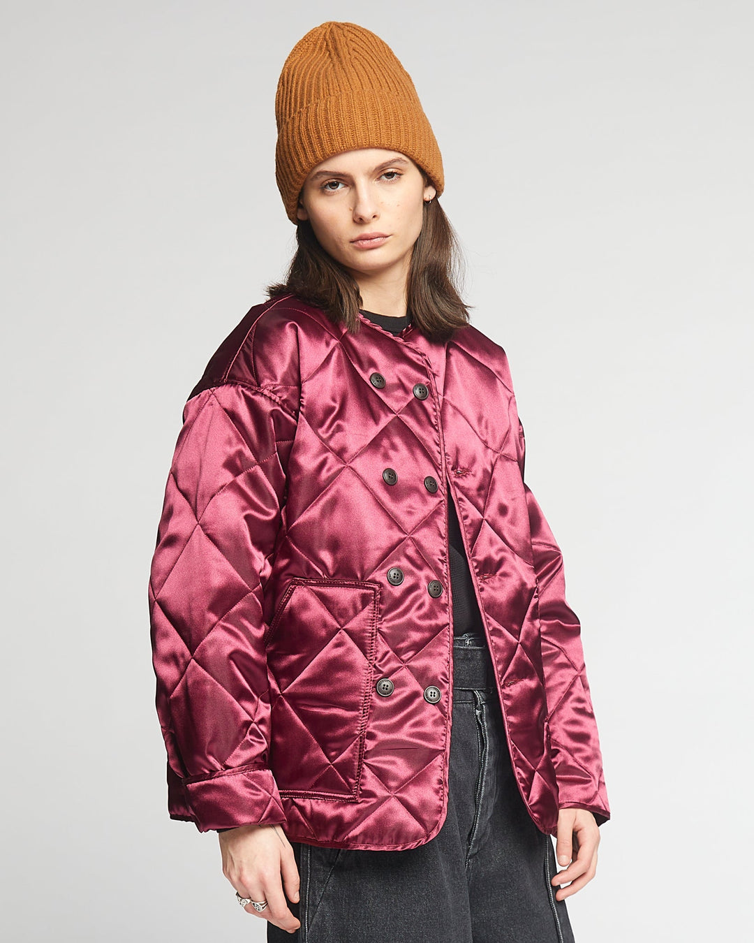 G.o.D Frostbite Diamond Quilt Wine