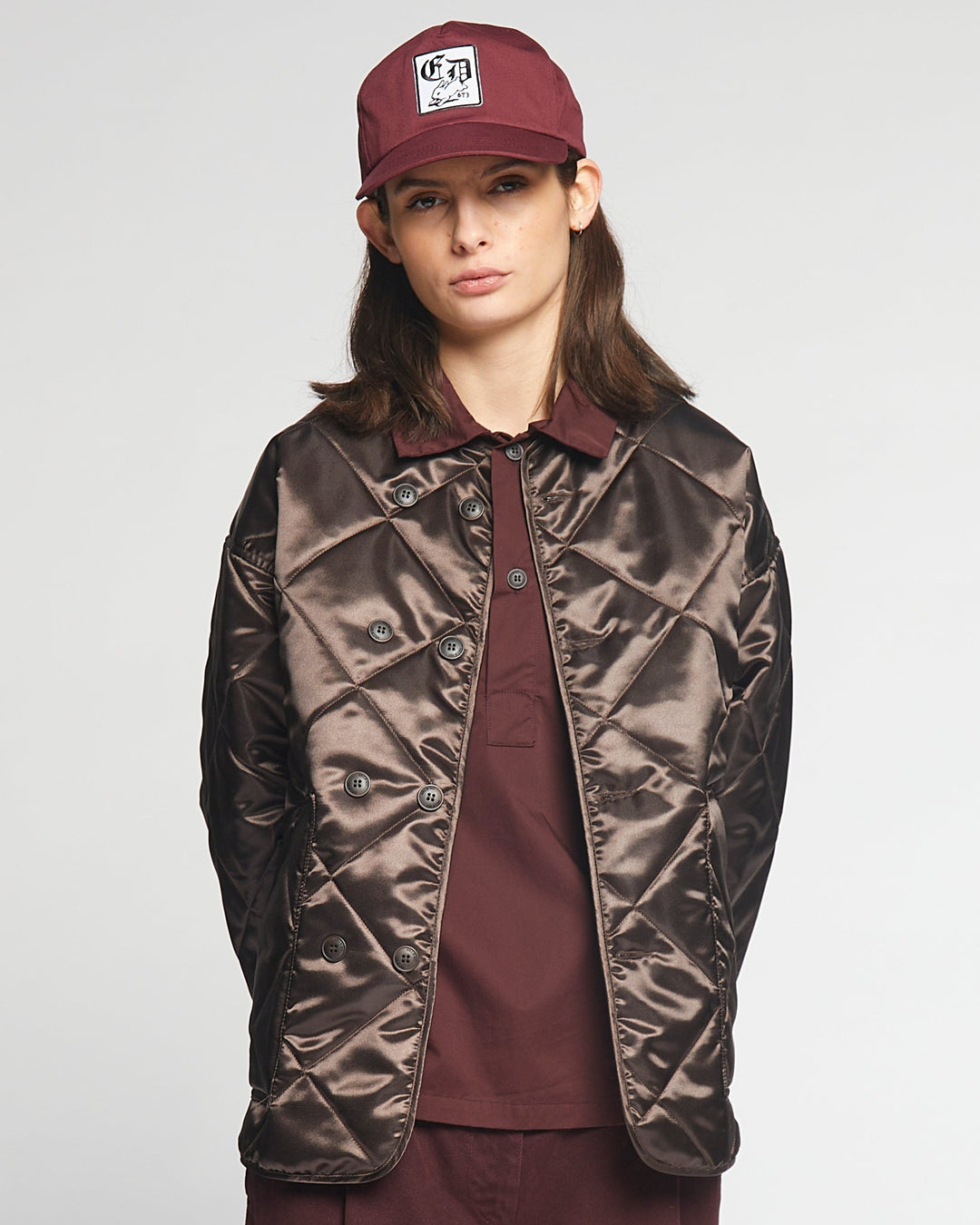 G.o.D Frostbite Diamond Quilt Brown