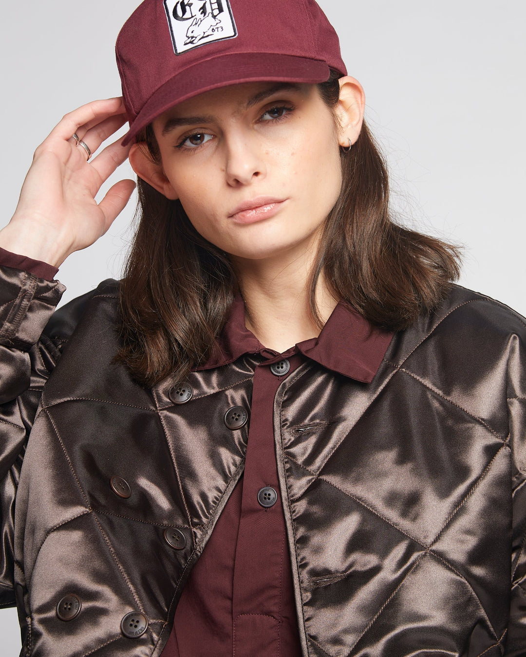 G.o.D Frostbite Diamond Quilt Brown