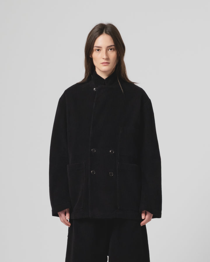 G.o.D Maxi Blazer Dream Cord Black