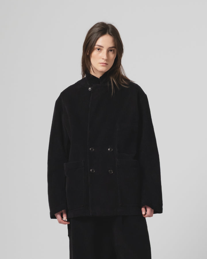 G.o.D Maxi Blazer Dream Cord Black