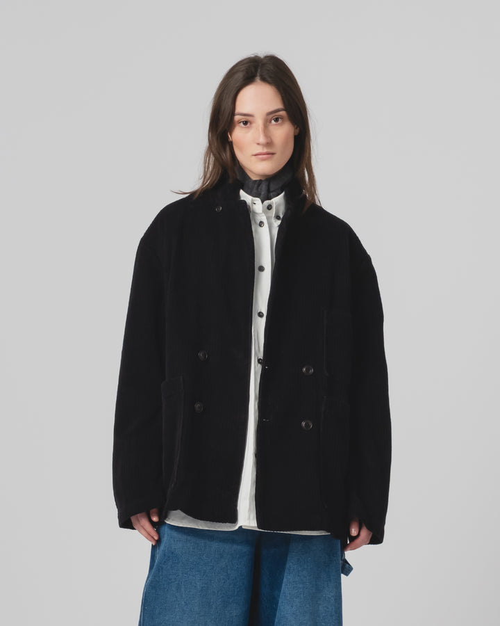 G.o.D Maxi Blazer Dream Cord Black