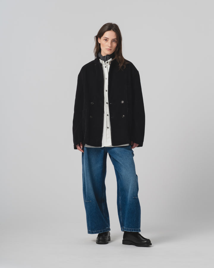 G.o.D Maxi Blazer Dream Cord Black