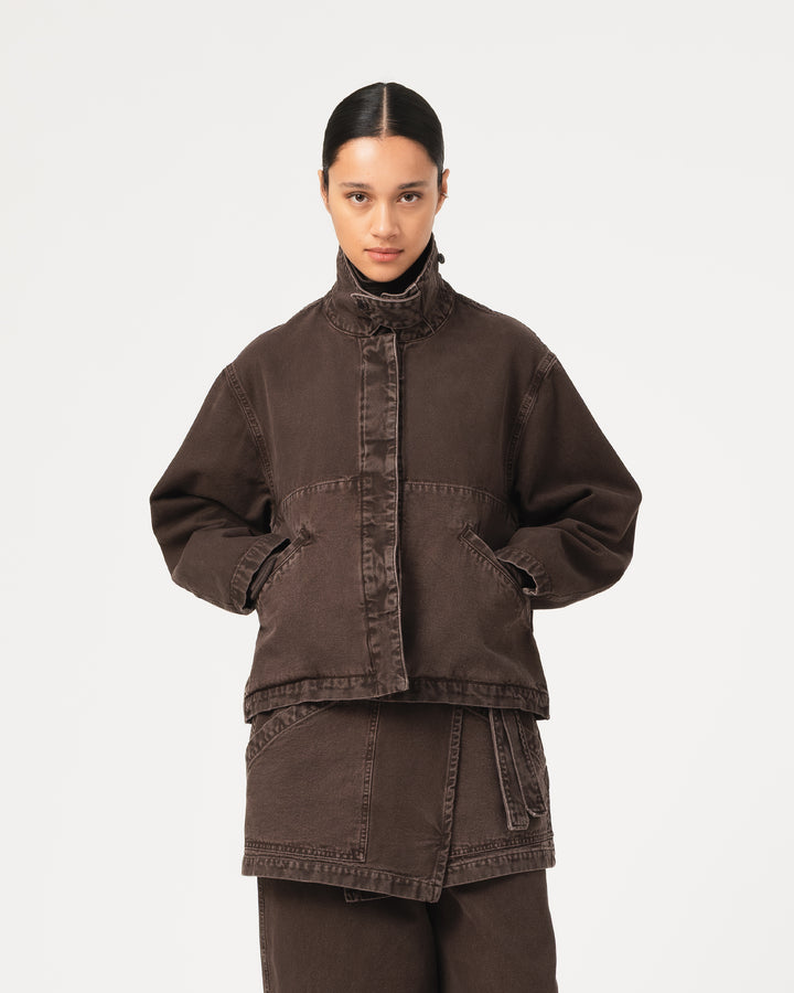 G.o.D Wonder Jacket Canvas Sepia