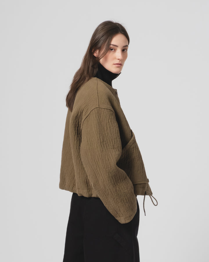 G.o.D Nuclear Jacket F Jord Jacquard Fossil Green