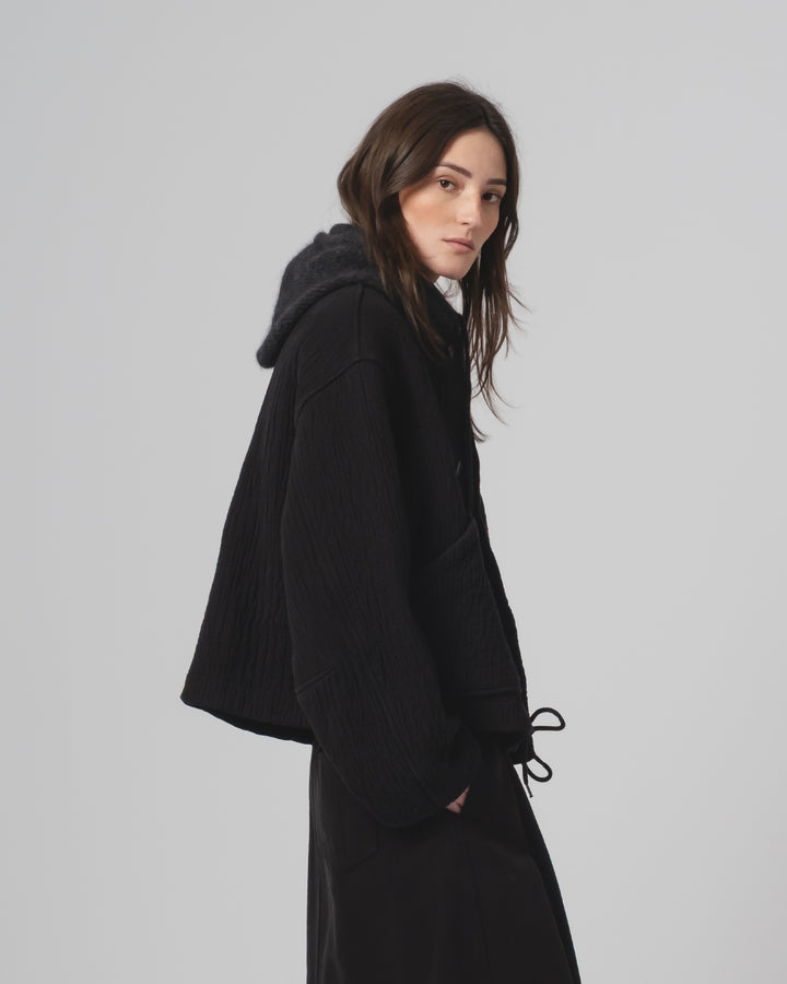 G.o.D Nuclear Jacket Fjord Jacquard Black