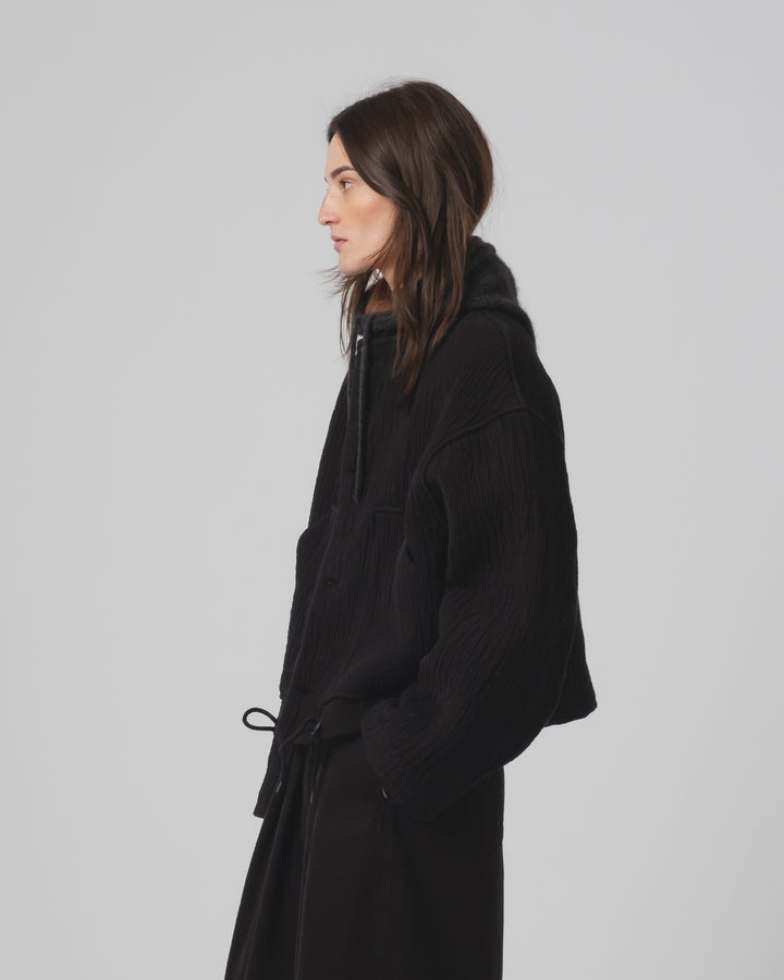 G.o.D Nuclear Jacket Fjord Jacquard Black