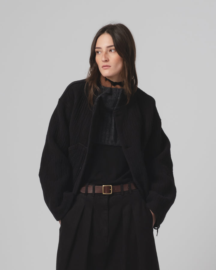 G.o.D Nuclear Jacket Fjord Jacquard Black