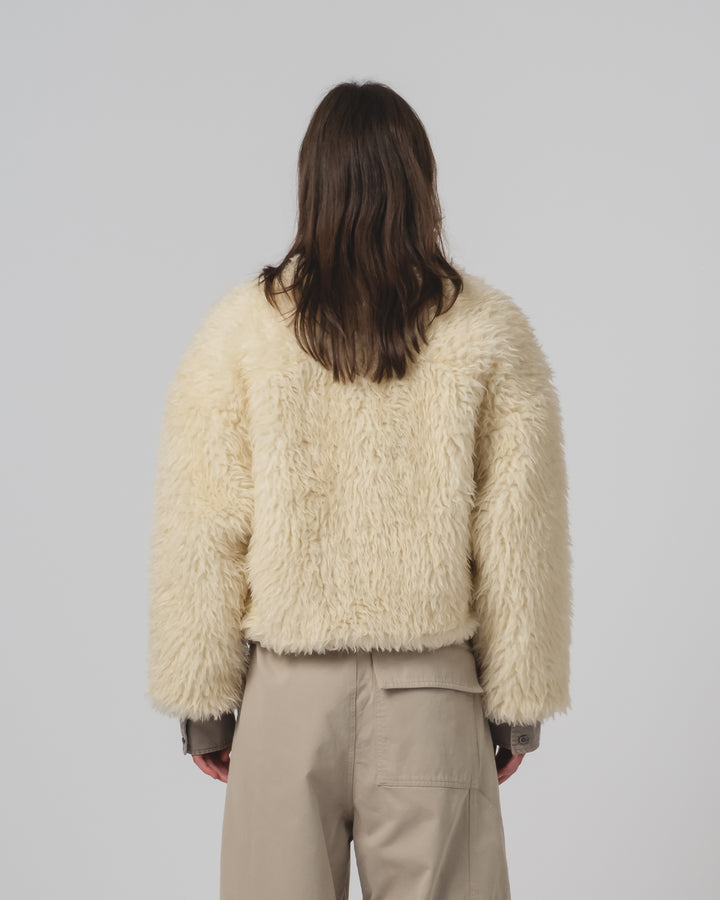 G.o.D Shetland Jacket Alaska Fluff Ecru