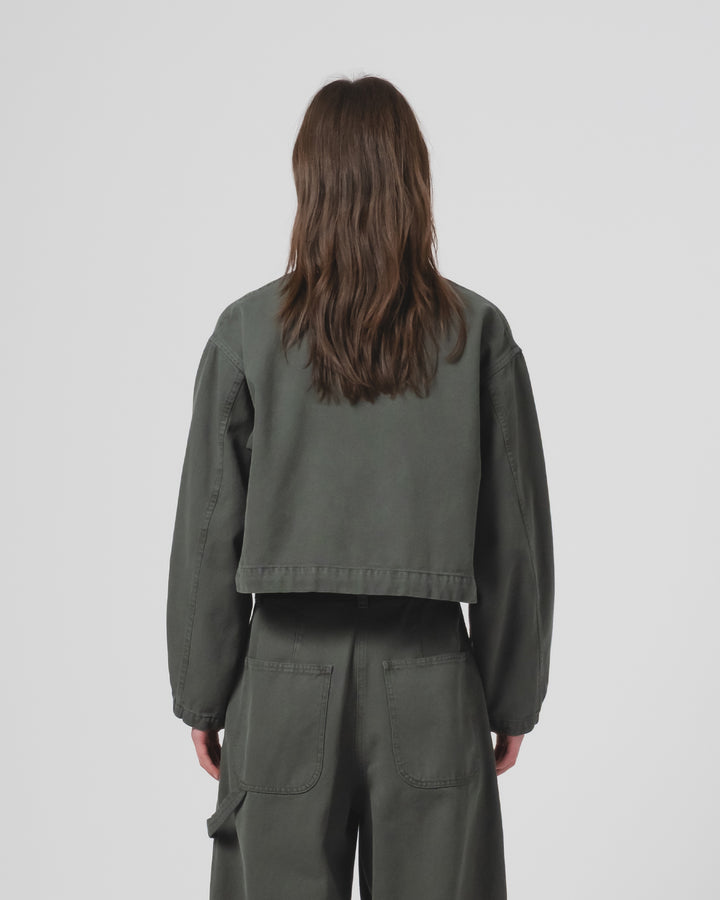 G.o.D Woopsie Jacket Canvas Forest Green