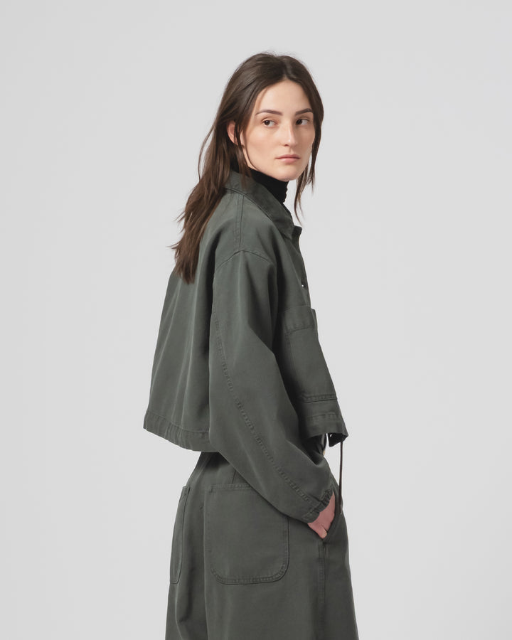 G.o.D Woopsie Jacket Canvas Forest Green