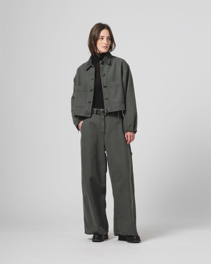 G.o.D Woopsie Jacket Canvas Forest Green