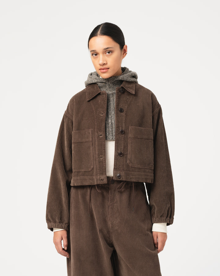 G.o.D Woopsy Jacket Dream Cord Sepia