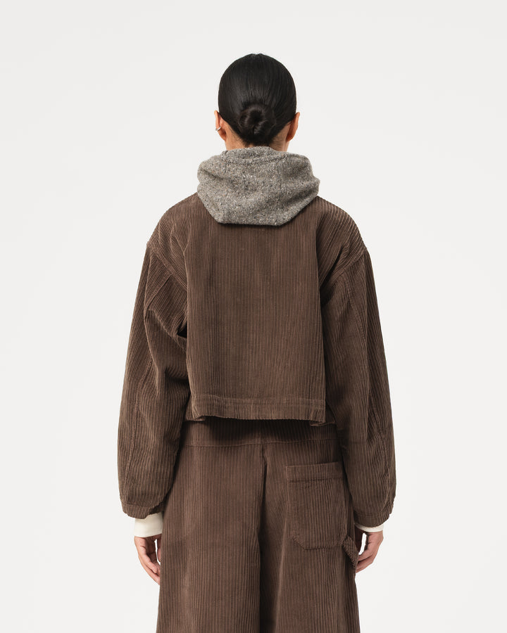 G.o.D Woopsy Jacket Dream Cord Sepia