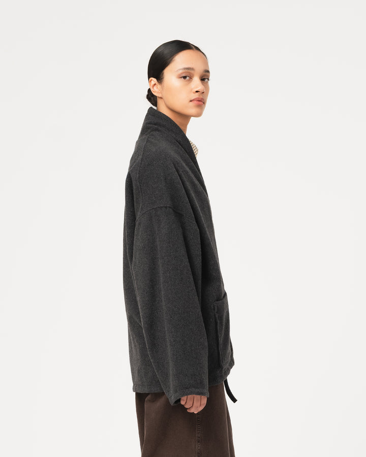 G.o.D Meiji Kimono Pachuca Wool Grey Melange
