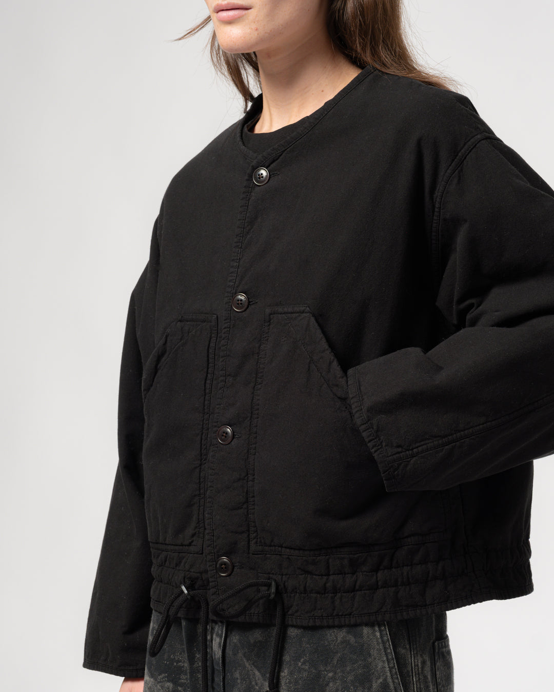 G.o.D Neutron Jacket Padded Cotton Faded Black