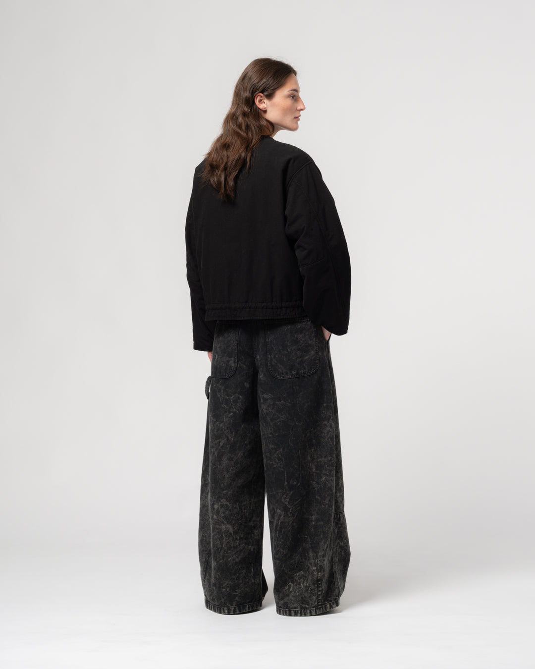 G.o.D Neutron Jacket Padded Cotton Faded Black