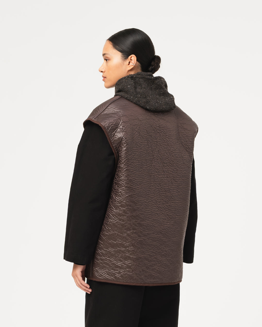 G.o.D Ridge Vest Piumino Nylon Brown