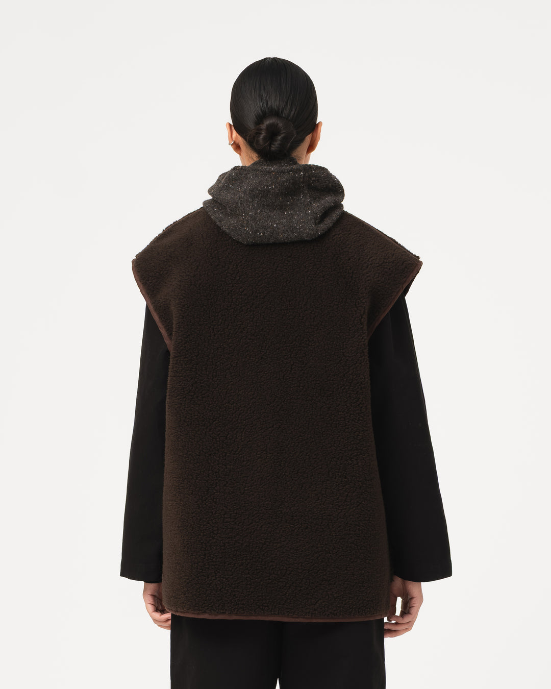 G.o.D Ridge Vest Piumino Nylon Brown