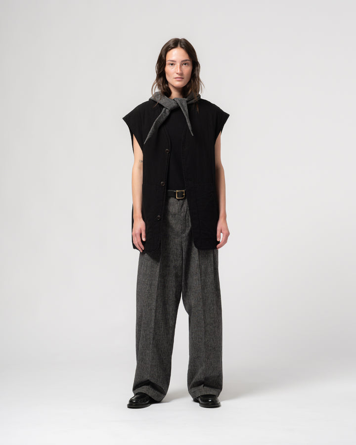 G.o.D Ridge Vest Padded Cotton Faded Black
