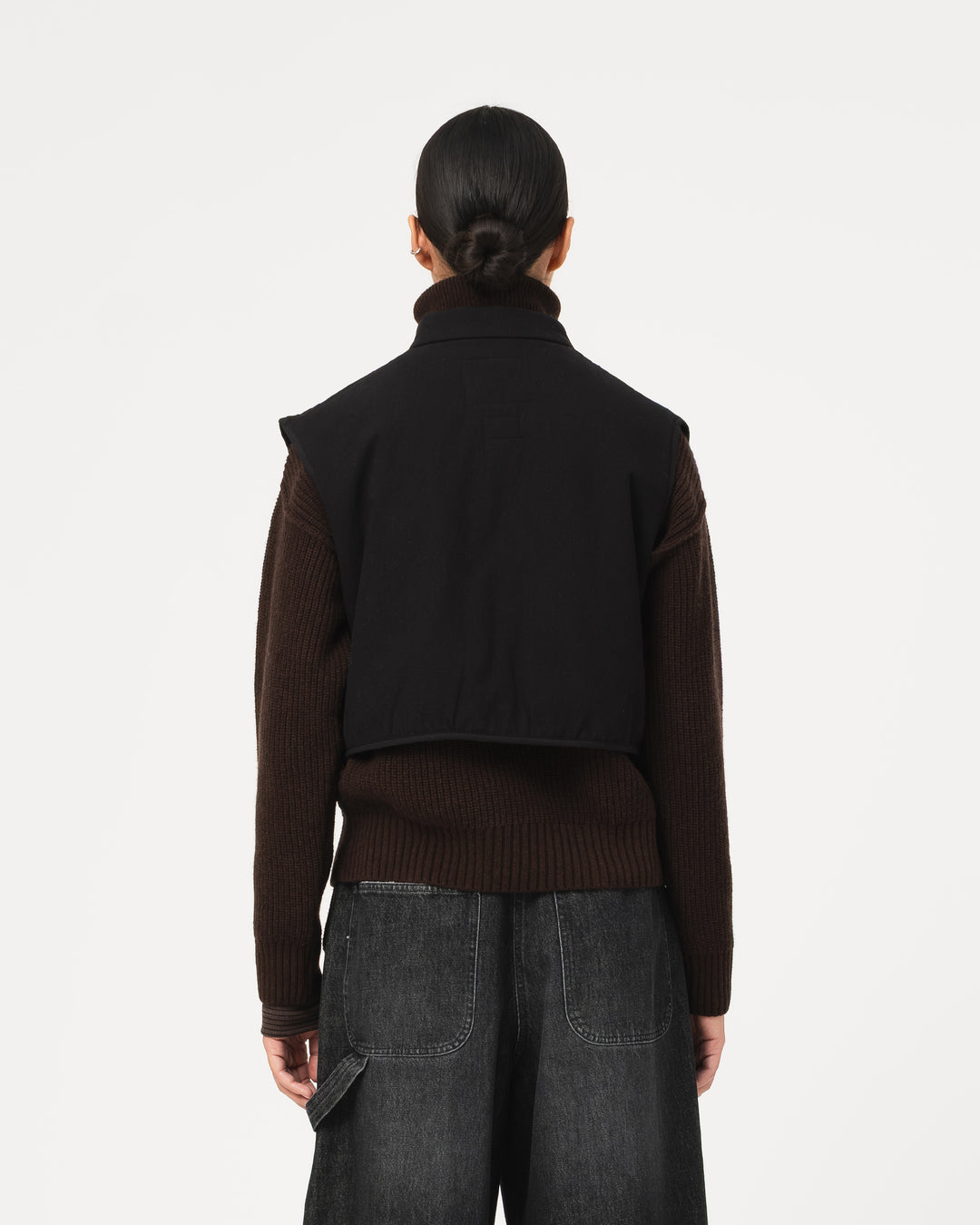 G.o.D Mini Vest Padded Cotton Black