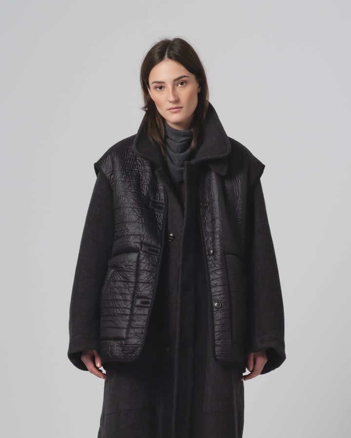 G.o.D Ridge Vest Piumino Nylon Black