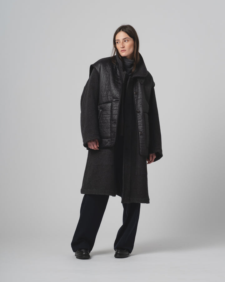 G.o.D Ridge Vest Piumino Nylon Black