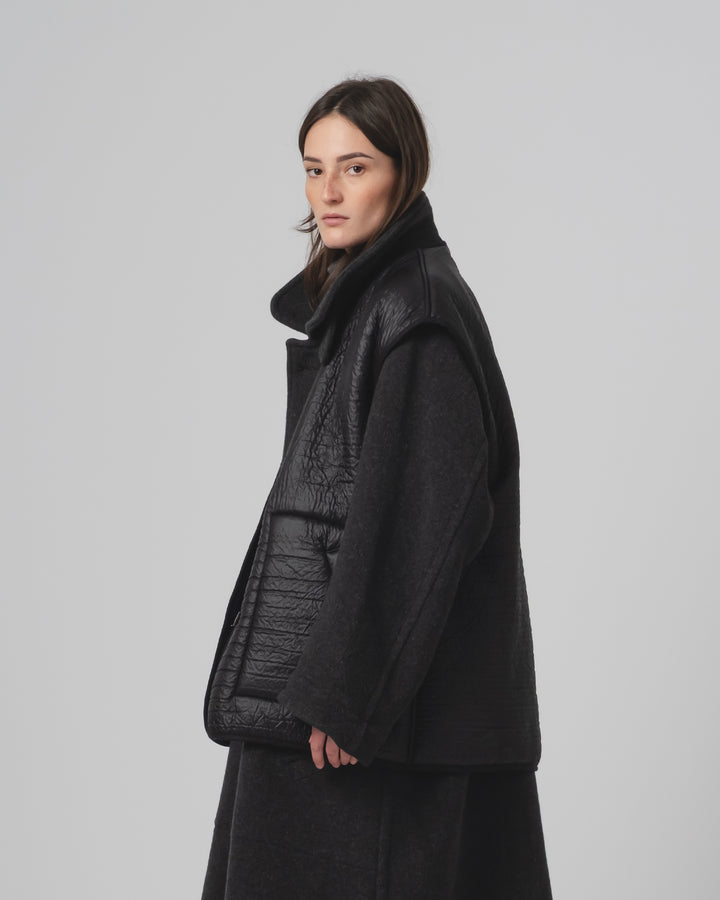 G.o.D Ridge Vest Piumino Nylon Black