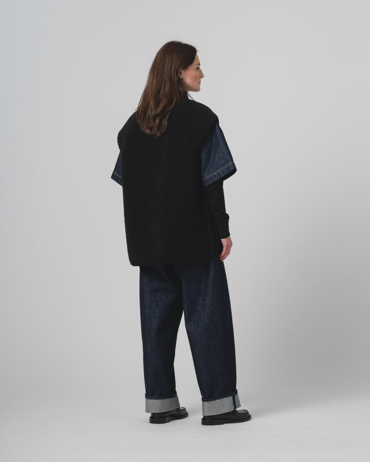 G.o.D Ridge Vest Piumino Nylon Black