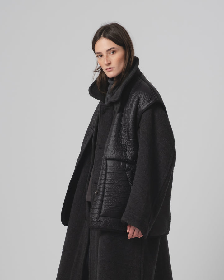 G.o.D Ridge Vest Piumino Nylon Black