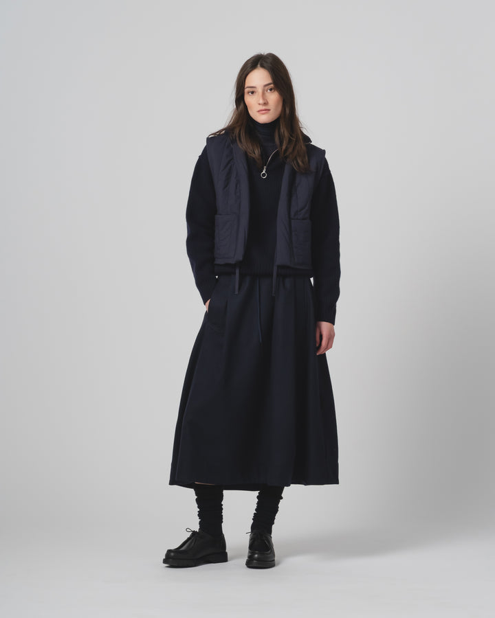 G.o.D Cork Vest Quilted Cotton Inkt