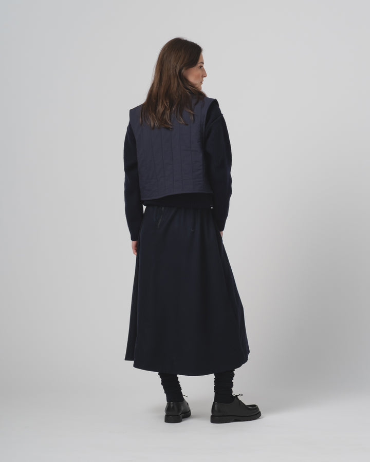 G.o.D Cork Vest Quilted Cotton Inkt