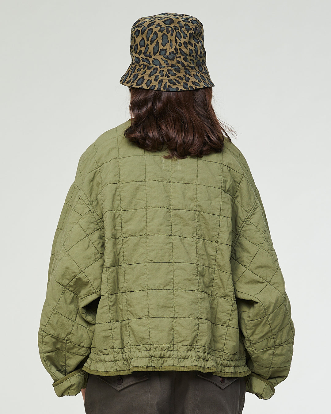 Bucket Hat Cheetah Cotton Khaki