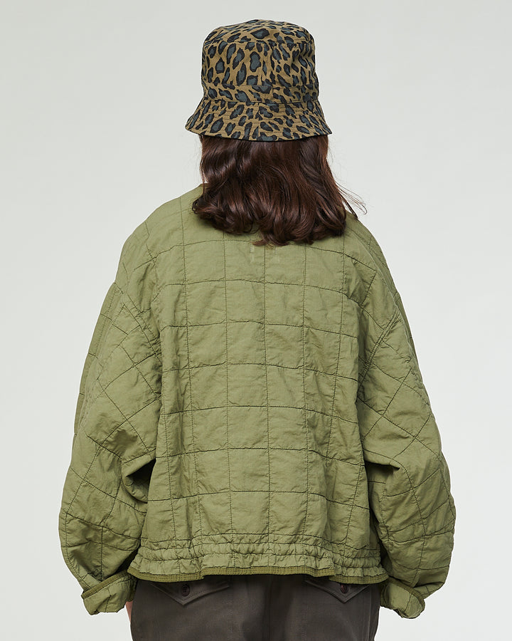 Bucket Hat Cheetah Cotton Khaki