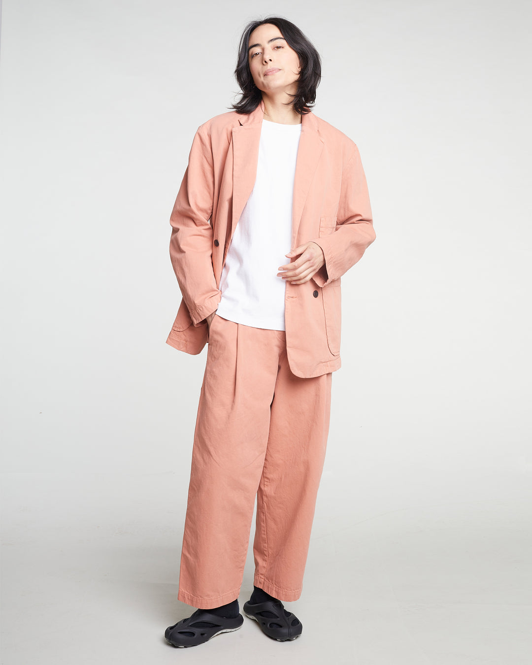 G.o.D Blazer Crispy Cotton Old Rose