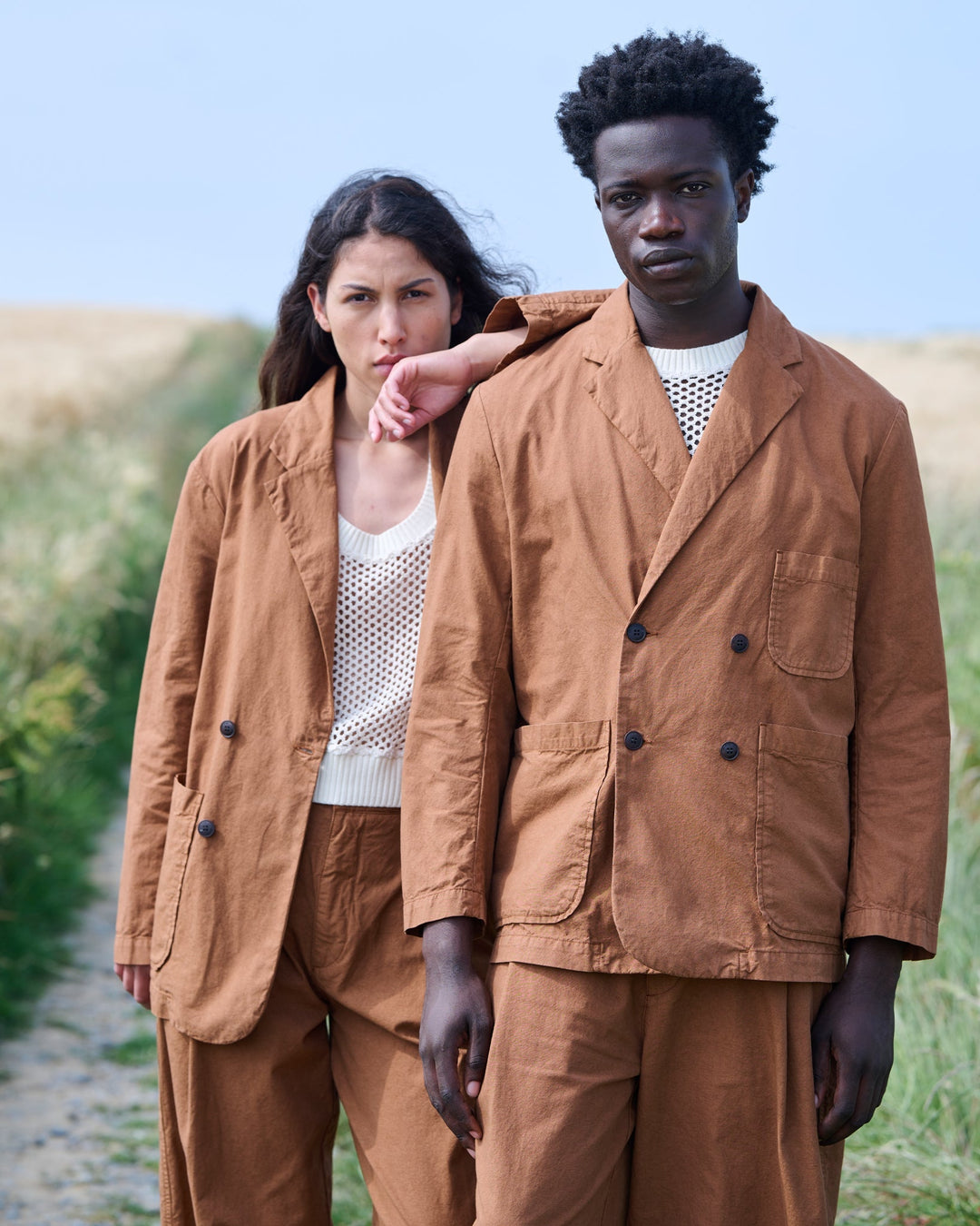 G.o.D Blazer Cotton Linen Chipmunk