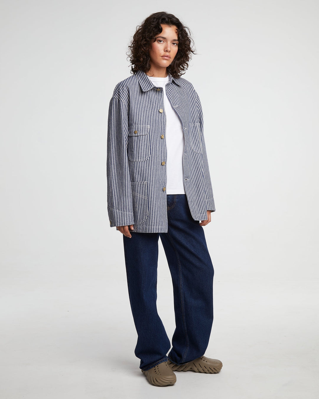 G.o.D Alcatraz Jacket Wild Road Stripes Blue/White