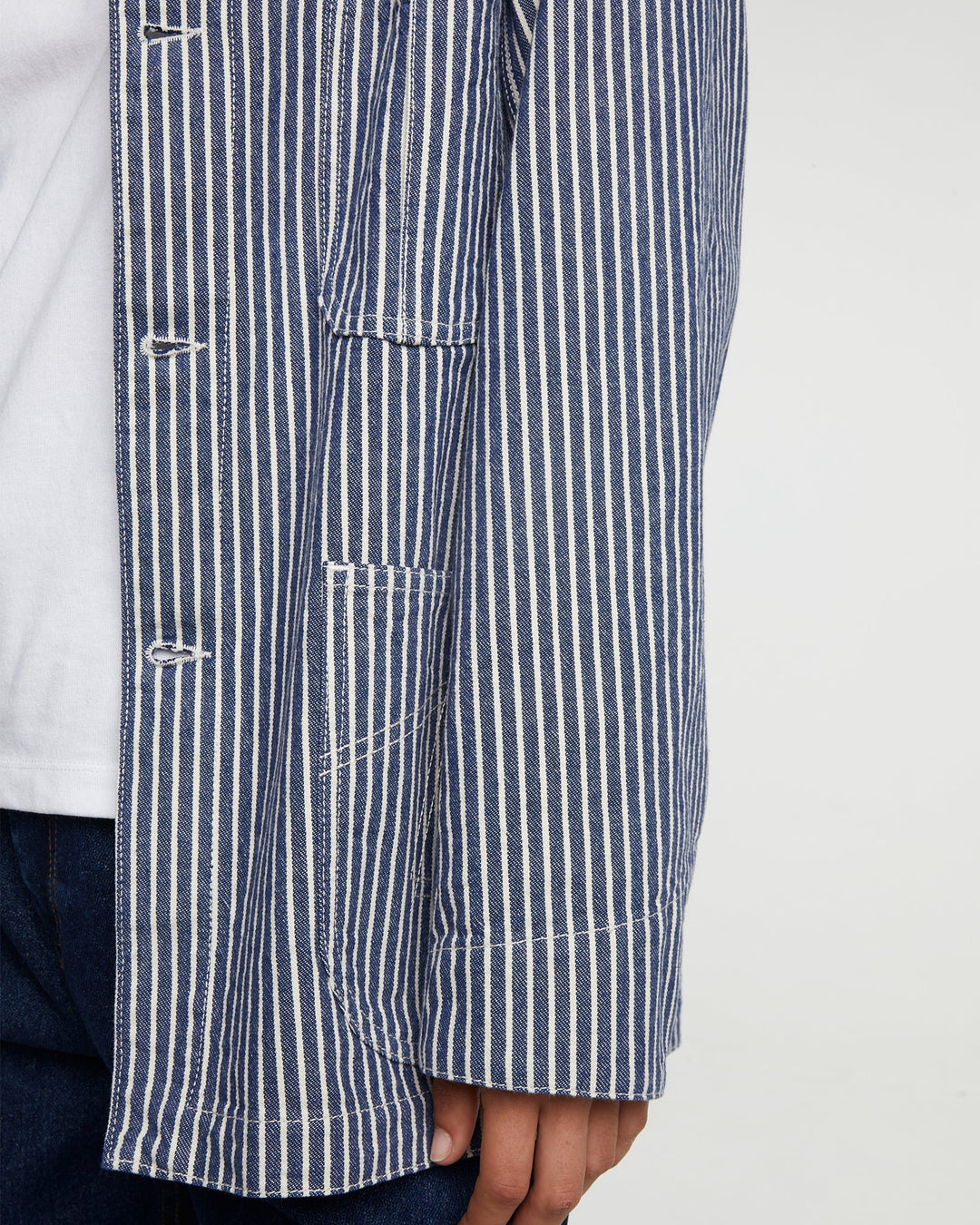 G.o.D Alcatraz Jacket Wild Road Stripes Blue/White