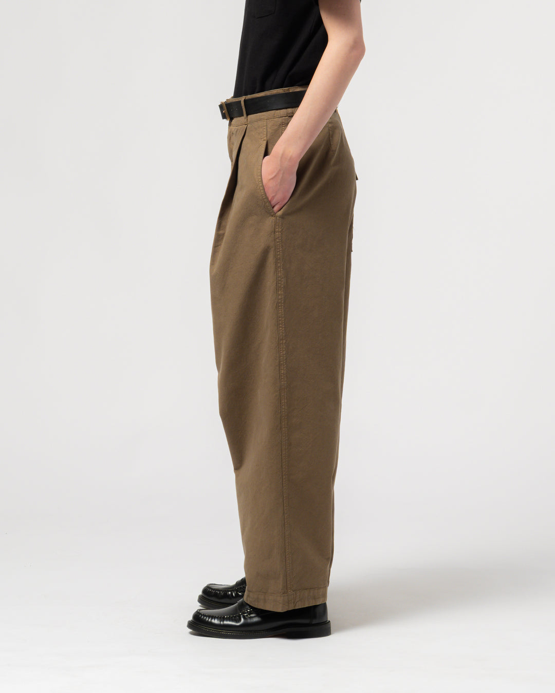 G.o.D British Worker Cotton Linen Canteen Green