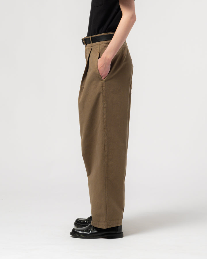 G.o.D British Worker Cotton Linen Canteen Green