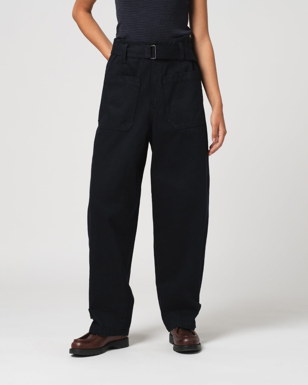 G.o.D Motorcycle Pants Bull Denim Inkt