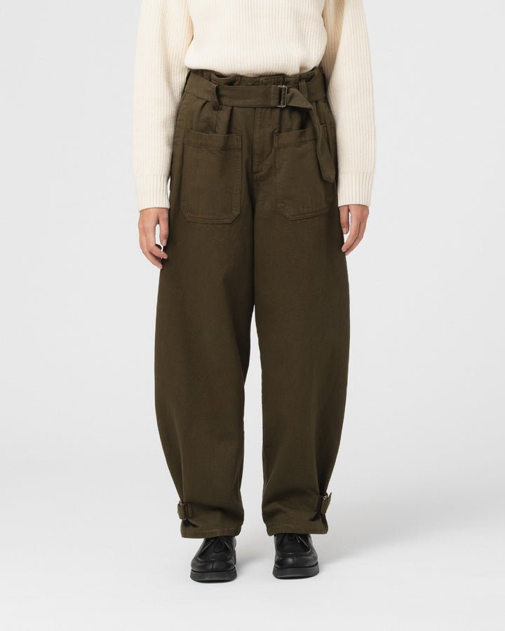 G.o.D Motorcycle Pants Bull Denim Shitake