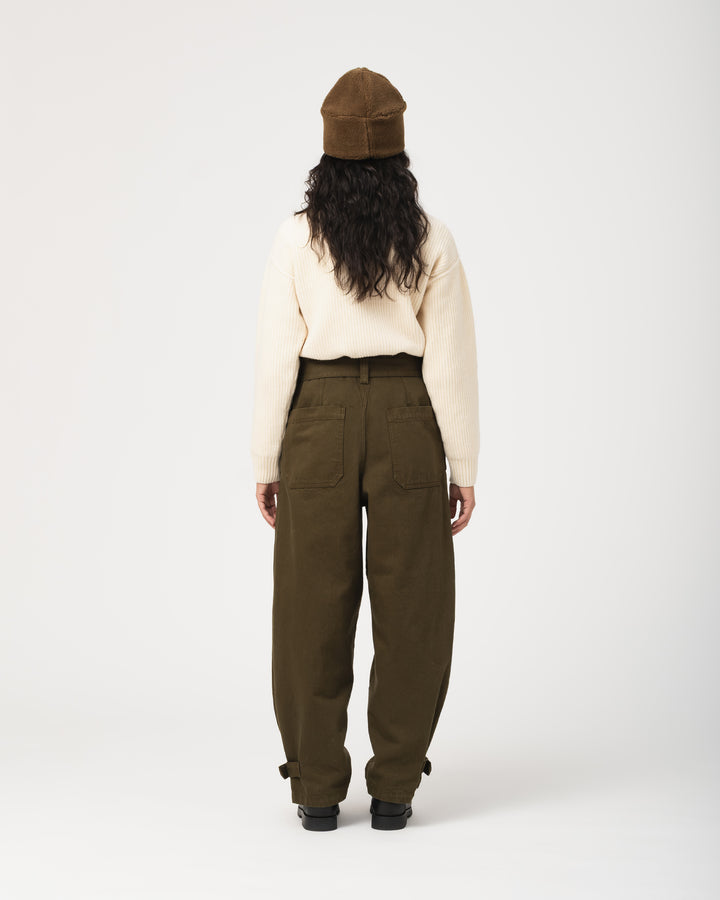 G.o.D Motorcycle Pants Bull Denim Shitake