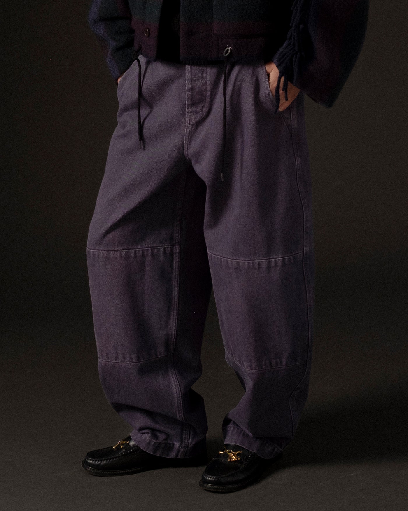 G.o.D Field Pants Color Denim Violet