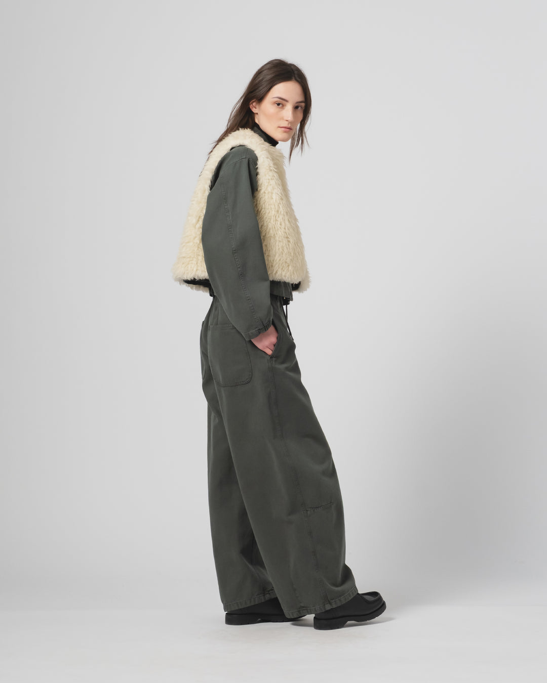 G.o.D Atlantide Chino Canvas Forest Green