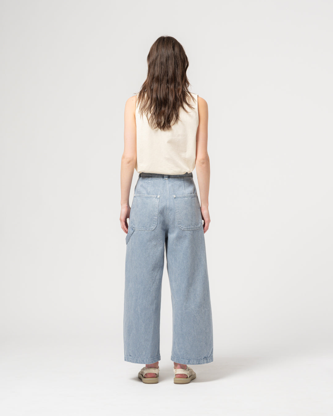G.o.D Submarine Chino Color Denim Pearl Blue