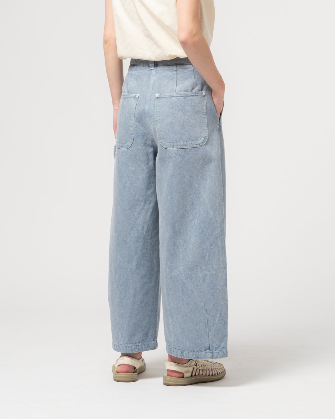 G.o.D Submarine Chino Color Denim Pearl Blue